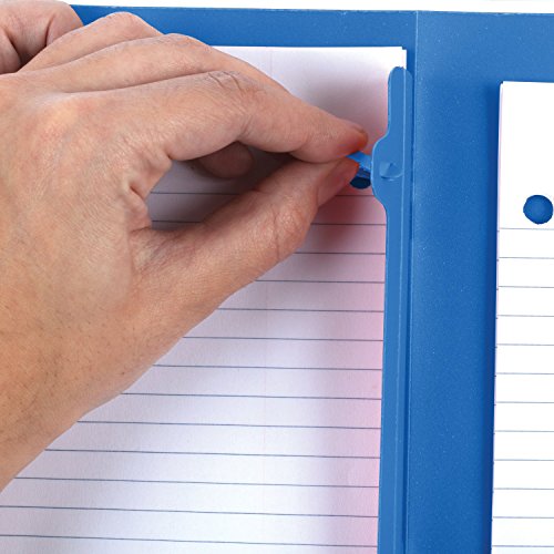 Five Star 2 Pocket Folders with Prong Fasteners, Folder with Pockets, Plastic, Color Selected For You, 1 Count (34084)