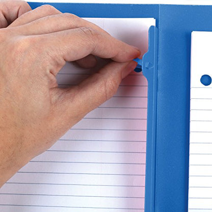 Five Star 2 Pocket Folders with Prong Fasteners, Folder with Pockets, Plastic, Color Selected For You, 1 Count (34084)