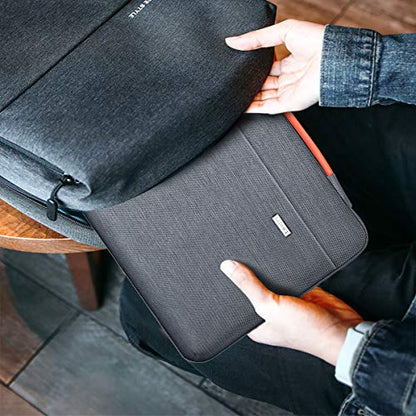 LANDICI 360°Laptop Sleeve Case 14 15 Inch Compatible with MacBook Air 15 M2/M3/M4 2022-2025, MacBook Pro 15, Hp chromebook 14, Waterproof Computer Bag Cover with Handle, Grey - color: Grey, size: 14-15 inch