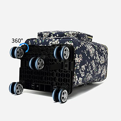 Backpack Trolley - 5 Wheels Folding Compact Lightweight Luggage Cart, Travel Trolley for Bags/Lunch Backpack/Golf Bag (5 Wheels) - color: 5 Wheels