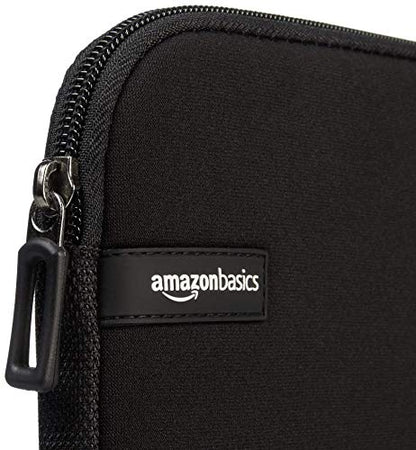 Amazon Basics 14 inch Laptop Sleeve, Protective Case with Zipper for MacBook Pro, MacBook Air, Surface, Dell, HP, Lenovo - Black - size: 14 Inch