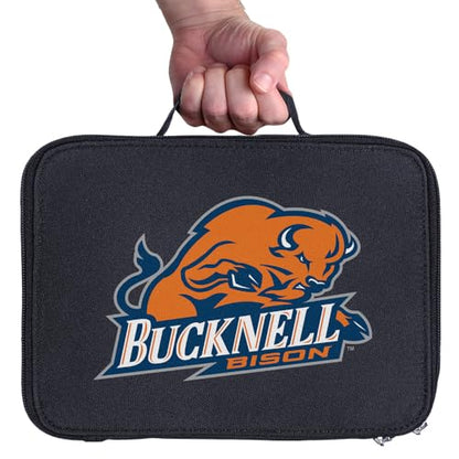 Campus Lab Bucknell University Insulated Soft Sided Lunch Box - Reusable Lunch Bag For School Office Work, BPA Free, Navy - color: Bucknell University