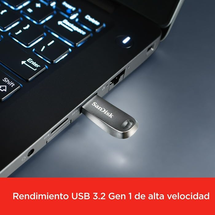 SANDISK 256GB Ultra Luxe USB 3.1 Gen 1 Flash Drive - SDCZ74-256G-G46 - size: 256GB, style: Up to 150 MB/s