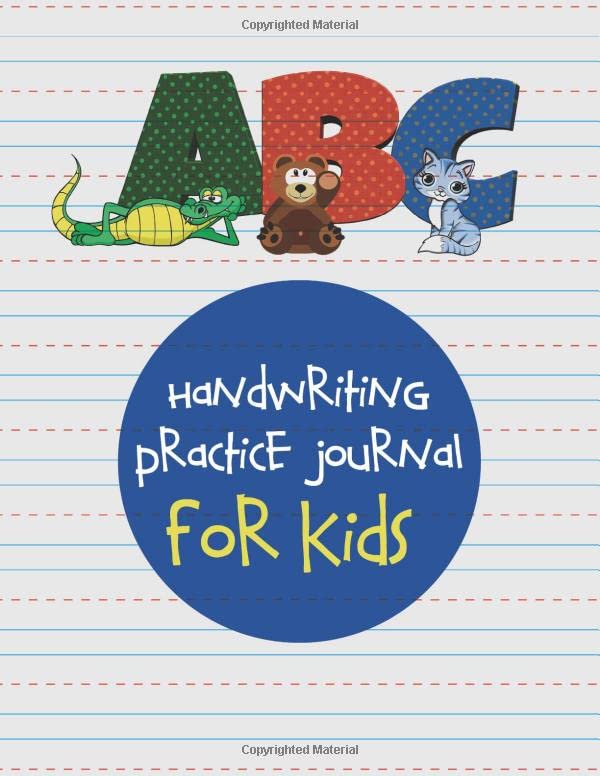 Handwriting Practice Journal for Kids: A unique, large-sized journal for children practice their penmanship and handwriting skills
