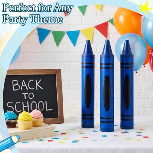 Gersoniel Blue 15" Giant Crayon, Jumbo Non-Toxic Coloring Crayon for Back to School, Large Art Projects & Festival Art Events, Draw on Paper & Walls - color: Blue