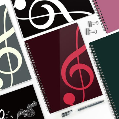 MAXCURY Blank Sheet Music Composition Manuscript Staff Paper Art Music Notebook Black 100 Pages 26x19cm (Wine/Fuchsia) - color: Wine/Fuchsia