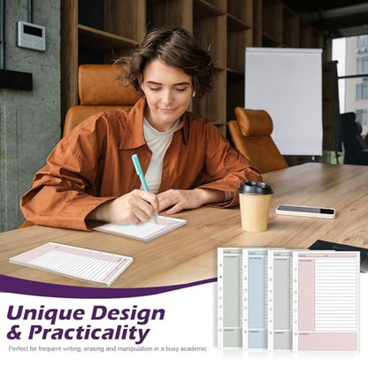 200 Sheet 7-Hole Cornell Notes Filler Paper 5.5" x 8.5" for Mini Binders College Ruled Cornell Lined Loose Leaf Paper Half Letter Lined Planner Refill Mini Binder Inserts for 3 or 7 Ring Binders