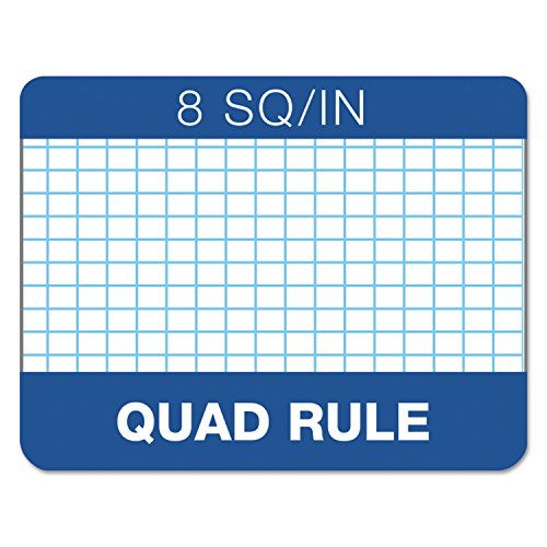 TOPS Quadrille Pad, Gum-Top, 8-1/2 x 11 Inches, Quad Rule , White Paper, 50 Sheets per Pad (33081)