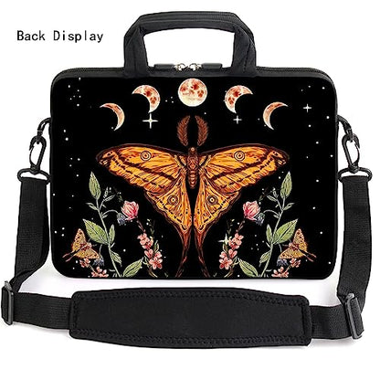 15" laptop sleeve laptop bag chromebook case adjustable shoulder strap with handle accessory pocket for men women (RYD-15-4) - color: Ryd-15-4