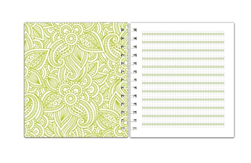 Channie’s Handwriting Improvement Spiral Notebook, Stylish Visual Writing & Printing Aid for Elementary School Students and Special Needs Kids & Teens, 120 Pages, Thick Paper, Size 10.5" x 9.5" - color: White