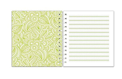 Channie’s Handwriting Improvement Spiral Notebook, Stylish Visual Writing & Printing Aid for Elementary School Students and Special Needs Kids & Teens, 120 Pages, Thick Paper, Size 10.5" x 9.5" - color: White