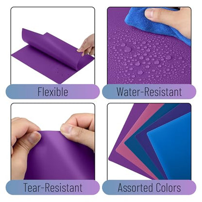 Mr. Pen- Plastic Folders with Pockets, 5 pcs | Aesthetic File Folder with Business Card Slot, 2-Pocket Folder, Back to School, Office, Filing Supplies - color: Outer Space, size: 5 Pack