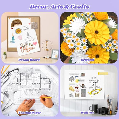 Mixed Media Paper 9" x 12",40 Sheets Multipurpose White Loose Drawing Paper | 98lb/160gsm Heavyweight Art Paper for Sketching, Sketch Book, Gouache, Painting, Sketchbook, Drawing Pad Book, School - size: 9" x 12", 40 sheets, style: loose mixed media drawi