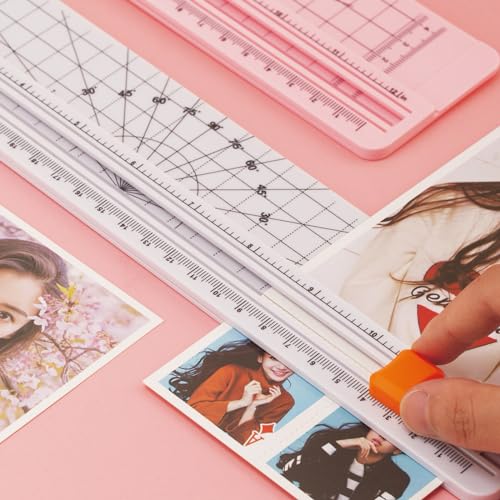 Paper Cutter,Paper Shredder,Paper Cutter Slider with Ruler,A4 Cardboard Cutter,Office School Classroom Teacher Scrapbook Supplies,File Organizer Accessories,Cardstock Wrapping Paper Trimmer