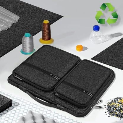 ZINZ 360 Protective Laptop Case 15" 15.6" 16" Sleeve, Water-Resistant Handbag with Straps Compatible with 16" MacBook Neo, MacBook Pro Air 16"/15", XPS 16" and Most 15" 15.6" 16" Notebooks,B01K01 - color: B01k01, size: 15"-16"