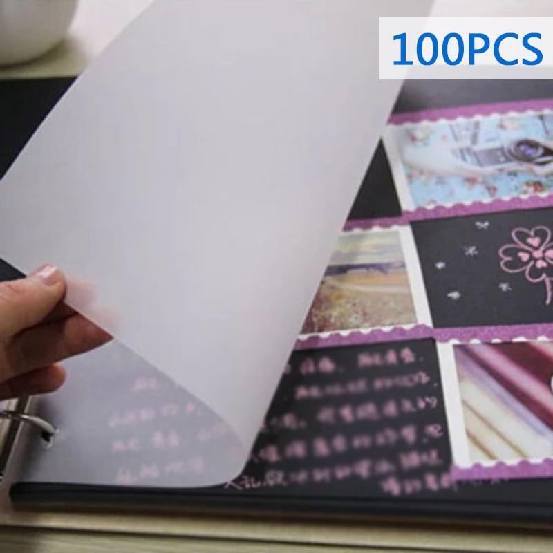 Translucent Tracing Paper for Drawing, Calligraphy, Painting and Printing, Smooth for surface Art Paper for Trace Sketching, Scrapbooking and Card Making Projects