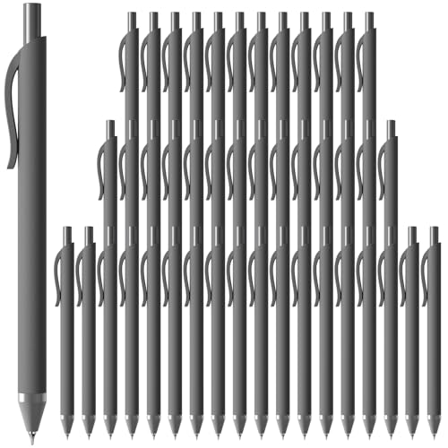 44 Pack Gel Pens Black Ink, 0.7mm Fine Point Smooth Retractable | Quick-Drying No Smudge Retractable Left Handed Writing Pens for Journaling Note Taking School Office Service Cheap Pens Bulk - color: 44 Pack-Bulk