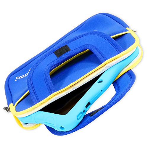 Contixo 10" Tablet Sleeve Bag - Compatible with K102 & K103 Kids Tablets, Shockproof & Water-Resistant Protective Carrying Case with Soft Lining - Dark Blue - color: Dark Blue