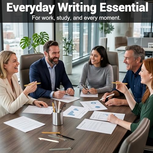 Drawdart Smooth Writing Pens, 12 Pcs No Bleed & Smear, Black Ink Fine Point (0.7mm), Quick-Dry Retractable Gel Pens for Journaling, Note Taking, Office & Back-to-School Supplies - color: 12 Pcs Minimalist- Black Ink