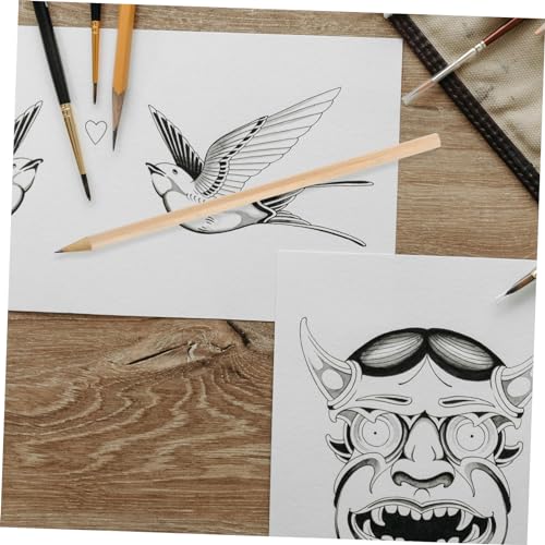 30pcs Natural Wooden Hb Pencils for Writing Sketching Drawing Ergonomic Round Wood Handheld Pencils for Students Artists Beginners Multi Function Graphite
