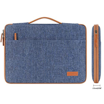 DOMISO Laptop Case Sleeve Protective Cover Compatible with MacBook Air 13 M4 M3 M2,MacBook Pro M2 M1,iPad Air/Pro,13 inch Dell,Lenovo, HP,Asus,Waterproof Computer Cases Bag with Handle,Blue - color: Blue, size: 13" for MacBook Air/Pro