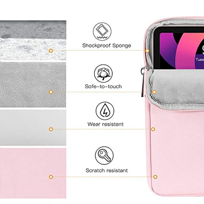 TiMOVO 9-11" Tablet Sleeve Bag, Pink | Fit iPad 11" A16 2025 / 10.9"/10.2" / Air 11" 5/4 Gen / Galaxy Tab A9+/A11Plus 11", Fit Smart Keyboard - color: Pink, size: 9-11 Inch