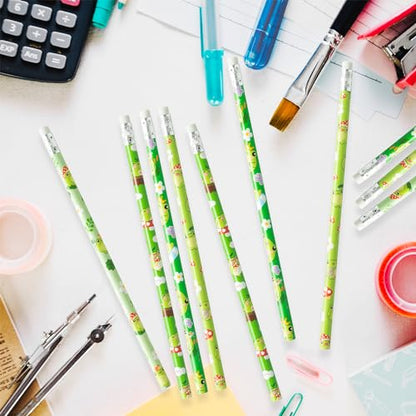 Xqumoi 60Pcs Frog Pencils with Eraser - Summer Frog #2 HB Pencils, Back to School Classroom Student Rewards, Back to School Office Supplies, Party Goodie Bag Fillers Stuffers, Birthday Party Favors - style: Frog