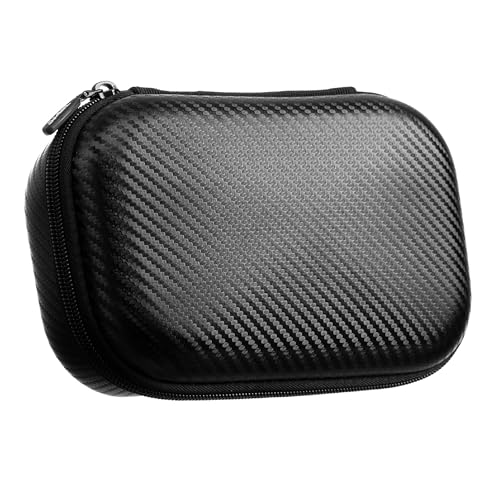 ZIPIT Black Carbon Pencil Case, EVA Pencil Box, Durable Storage Organizer, School Supplies and Cable Holder - color: Carbon