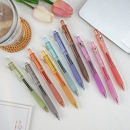 WRITECH Retractable Gel Pens Quick Dry Ink Pens 0.5mm Bullet Multicolor For Journaling, Drawing, Doodling, and Notetaking (Multicolor) - color: M Bright-2