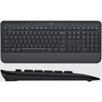 Logitech Signature MK650 Combo for Business Keyboard and Mouse - Graphite | Logi Bolt, Bluetooth, SmartWheel, globally certified, Windows, Mac, Chrome, Linux compatible, designed for business - color: Graphite, style: Combo w. Small Mouse