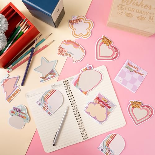 Xqumoi 30 Pack Empowering Sticky Notes - Motivational Educator Self Sticky Notepads Inspirational Memo Pads for Appreciation Gifts Office School Supplies Birthday Party Favors, Total 600 Sheets - style: Empowering