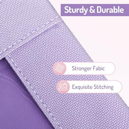Forvencer Pencil Pouch for 3 Ring Binder, Pastels Pencil Case with Smooth Zipper, Cute Soft Pen Bag with Clear Window & 3 Reinforced Grommets, Big Capacity Binder Bag, School Office Supplies, Blue - color: Blue