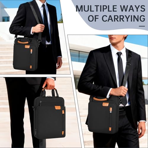 9-11 Inch Tablet Sleeve Bag, Padded Protective Travel Carrying Case for iPad A16 2025, iPad Air M4 11-inch 2026 M3 M2, iPad Pro M5/M4 11 inch, iPad 10/9/8/7th, Galaxy Tab A9+/S9/S8 11" - color: Black, size: 9-11 Inch