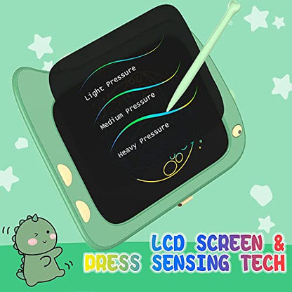 ORSEN 8.5 Inch LCD Doodle Board Tablet Toy - Green Dinosaur Drawing Pad for Kids 2-6 Years Old - Christmas and Birthday Gifts - color: 8.5inch-green