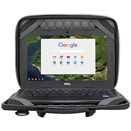 Targus Work-in Plus Case for 11.6-Inch Laptop Chromebook, Black (TED014GL) - size: 11.6 inch, style: Plus Case