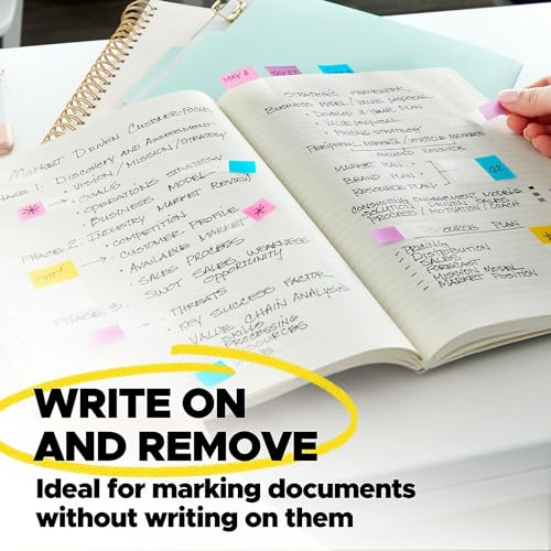 Post-it 680YW2 Standard Page Flags in Dispenser, Yellow, 100 Flags/Dispenser