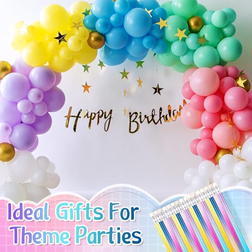 Teling 48 Pcs Mlp Pencils Theme Party Favors Fun Pencils in Bulk with Eraser Wooden Number 2 Graphite for Students Back to School Gifts Classroom Birthday Supplies - style: Bright