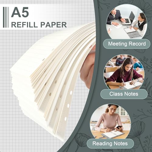 Toplive A5 Filler Paper To Do List, 6 Ring Planner Binder Inserts 160 Sheets，Daily Checklist Loose Leaf Refill Papers for Notebook & Budget Binder - style: 2Pack To Do List