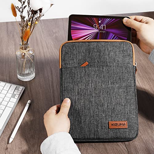 KIZUNA 8 Inch Tablet Sleeve Case Shockproof Water-Resistant Bag for 7.9" Tablet/iPad mini 4 3 2/Samsung Galaxy Tab A/ 8" Pro/Tab 3 7.0 Lite/S2 8/E 8, LG Huawei M5/ASUS ZenPad Protective Bag - Brown - color: Brown, size: 7.9-8 Inch / 7.9" iPad mini
