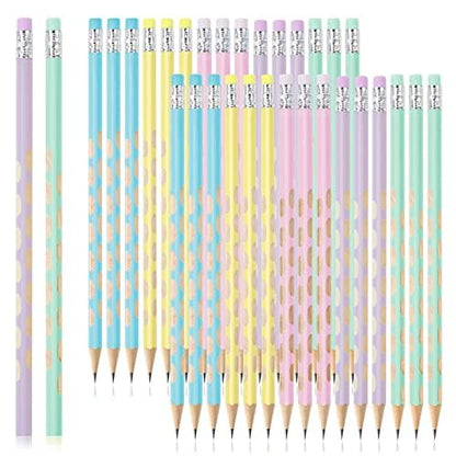 Ainiv 30PCS #2 HB Pencils With Eraser, Cute Wood-Cased Graphite Pencils, Gift Set for Kids, Adults, School, Office, Wedding Party Favors - color: 30 Cave Pencils