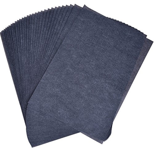 Outus 30 Pack Carbon Papers for Tracing, Graphite Carbon Copy Tracing Paper for Canvas Wood(9 x 13 Inch,Black) - color: Black, size: 9 x 13 Inch