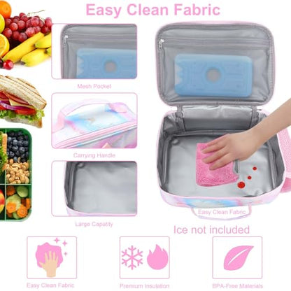 RHCPFOVR Kids Lunch Bag - Insulated Lunch Box for Boys Girls,Washable Lunch Bag and Reusable Toddler Leak-proof Lunchbox for School and Daycare - color: Orange Dinosaur