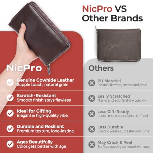 Nicpro 30PCS Black Metal Mechanical Pencil Set in Leather Case, Art Drafting Pencil 0.5, 0.7, 0.9 mm, 2mm Lead Pencil Holders for Sketching Drawing With 16 Tube (6B 4B 2B HB 2H 4H Colors)Lead Refills - color: Black