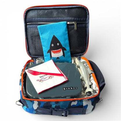 Yumbox Go Leakproof Bento Lunch Box, 5 Compartments, Charcoal Gray | Deep Portioned Tray | Removable Silicone Gasket | Lightweight Construction | Fits Most Lunch Bags | Easy-Clean Design - color: Charcoal Gray