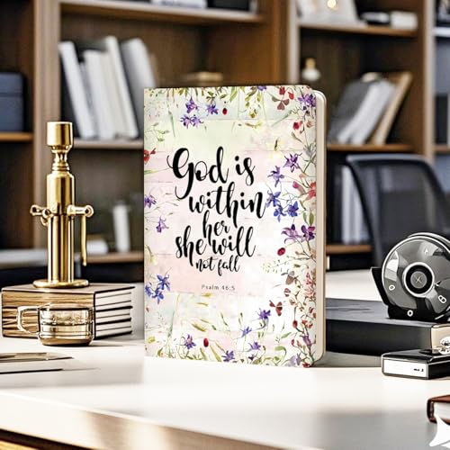 Bible Notebook Gifts for Women, Inspiration Religious Gifts, Flower Christian Notebook Journal, , Grandma, Sister, Hardcover Ruled Journal for Note Taking, Bible Journaling Planner Scripture Prayer - color: Multi 1562