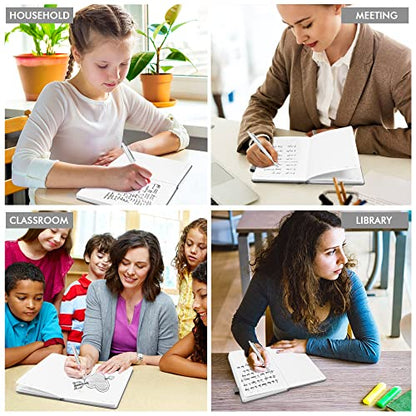 12 Pack Notebooks Journals Bulk with 12 Black Pens, Feela A5 Hardcover Notebook Classic Ruled Journal Set with Pen Holder for School Business Work Travel Writing, 120 GSM, 5.1”x8.3”, Gray - color: 12 Pack gray