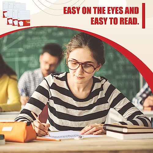 Loose Leaf Notebook Paper Wide Ruled – 10.5″ × 8″ 3-Hole Punched Filler Paper, 100 Sheets per Pack, 6-Pack (600 Sheets) – Lined Binder Refill for School, College, Classroom & Home Office - style: 6 Pack