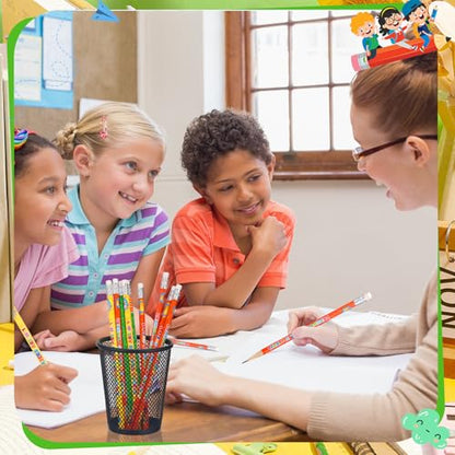 Tenceur Third Grade Pencils, 48 Pcs 3rd Graders Pencils with Erasers, 3 Motivational Designs, Welcome to Third Grade Student Gifts from Teacher, Classroom Rewards Back to School Supplies - color: 3rd Graders