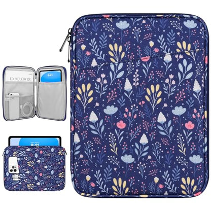Dadanism 9-11 Inch Tablet Sleeve Bag Carrying Case, Night Blue | Fits iPad (A16) 11th Gen 11", iPad 10th Gen 10.9" Air 5/4, iPad Air M4/Pro 11", iPad 9/8/7th 10.2", Galaxy Tab A11+ Plus 11" - color: Night Blue, size: 9-11 inch