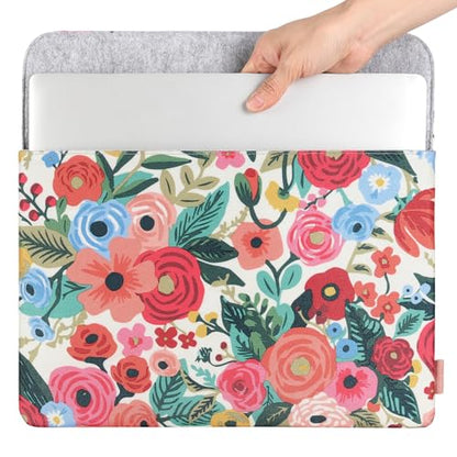 DOMISO 17 inch Laptop Sleeve Protective Case Cover Compatible with 17-17.3 inch HP Dell ASUS Lenovo Chromebook,Waterproof Computer Cases Bag with Accessory Pouch,Rose - size: 17 inch